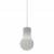 Lampe suspension Ampoule blanche Design extérieure BALBY culot E27 professionnelle