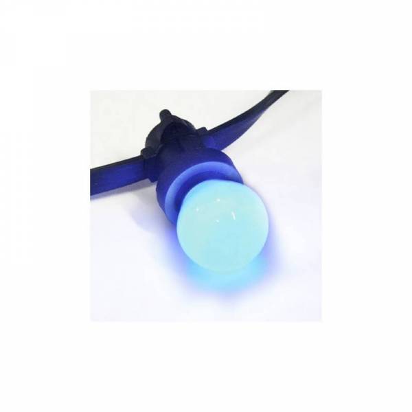 Ampoule B22 2W LED bleu pour guirlande guinguette G45 plastique professionnelle