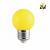 Ampoule 2W jaune LED pour guirlande Guinguette culot E27 en plastique