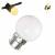 Ampoule B22 plastique 2W LED Blanc chaud G45 pour guirlande guinguette professionnelle