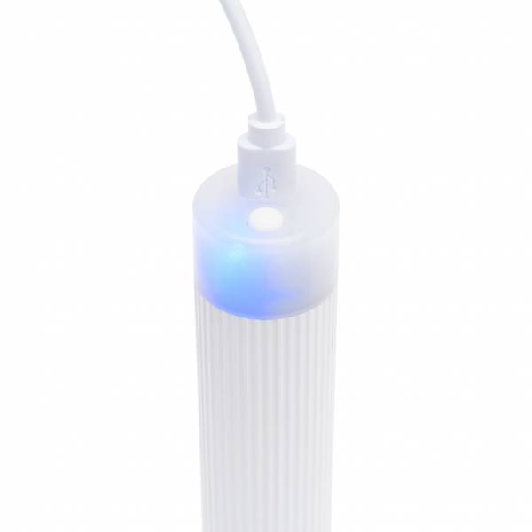 Guirlande lumineuse à batterie rechargeable USB 10m 100 MicroLED blanc chaud 8 modes fil métal cuivré IP44