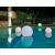 Boule lumineuse flottante solaire piscine BULY20 blanche LED RGBW IP68