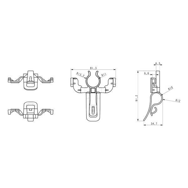 Attache gouttière pour Guirlande Guinguette E14 gamme CDL