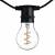 Guirlande guinguette vintage 10 LED spirale blanc chaud 36V 5M IP44