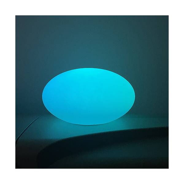 Galet solaire lumineux flottant ou à planter extérieur 28cm LED RGB et blanc étanche IP67 Chromex