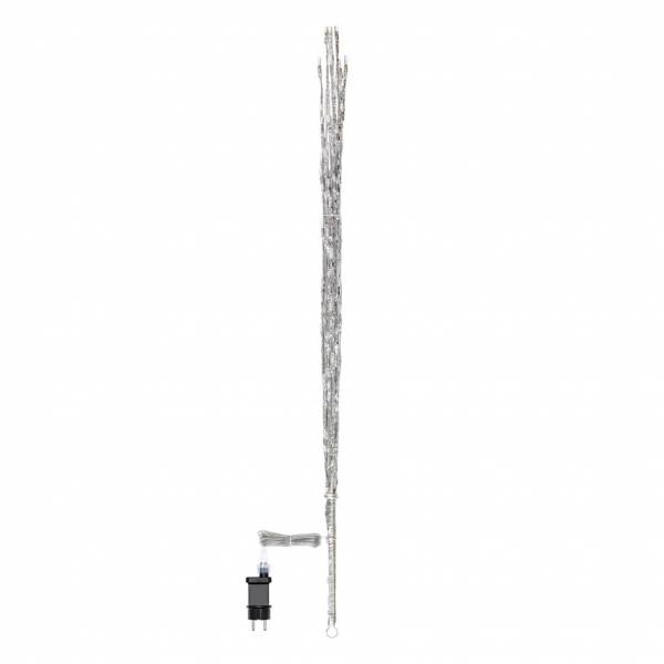 Branche lumineuse 1M de haut led flash blanc froid argentée clignotement