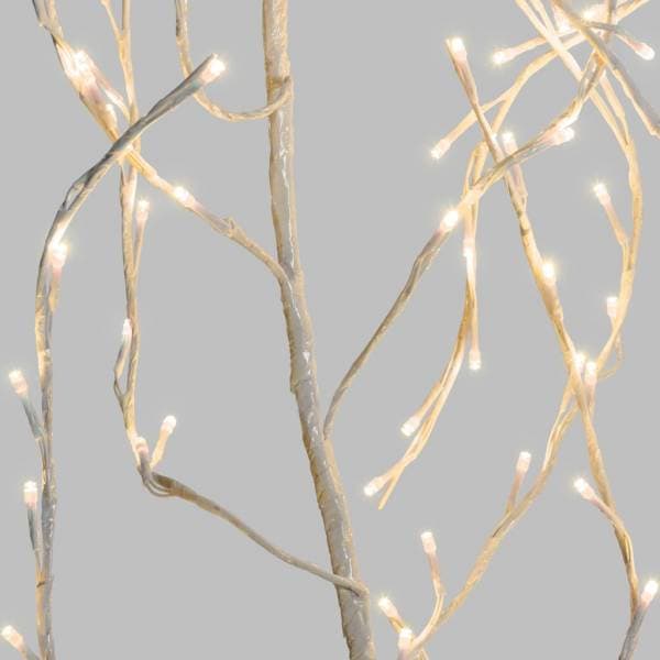 Branche lumineuse flexible blanche 3M 288 LED blanc chaud lumière fixe