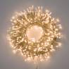 Guirlande Boa 15M 720 LED 8 effets blanc chaud câble transparent