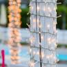 Guirlande lumineuse Boa 6CM 15M 720 LED 8 effets blanc chaud câble transparent