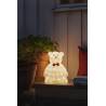 Ours lumineux acrylique 64 LED blanc chaud 38CM Konstsmide