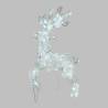 Renne lumineux au Galop 3D H60cm 120 LED blanc froid Acrylique