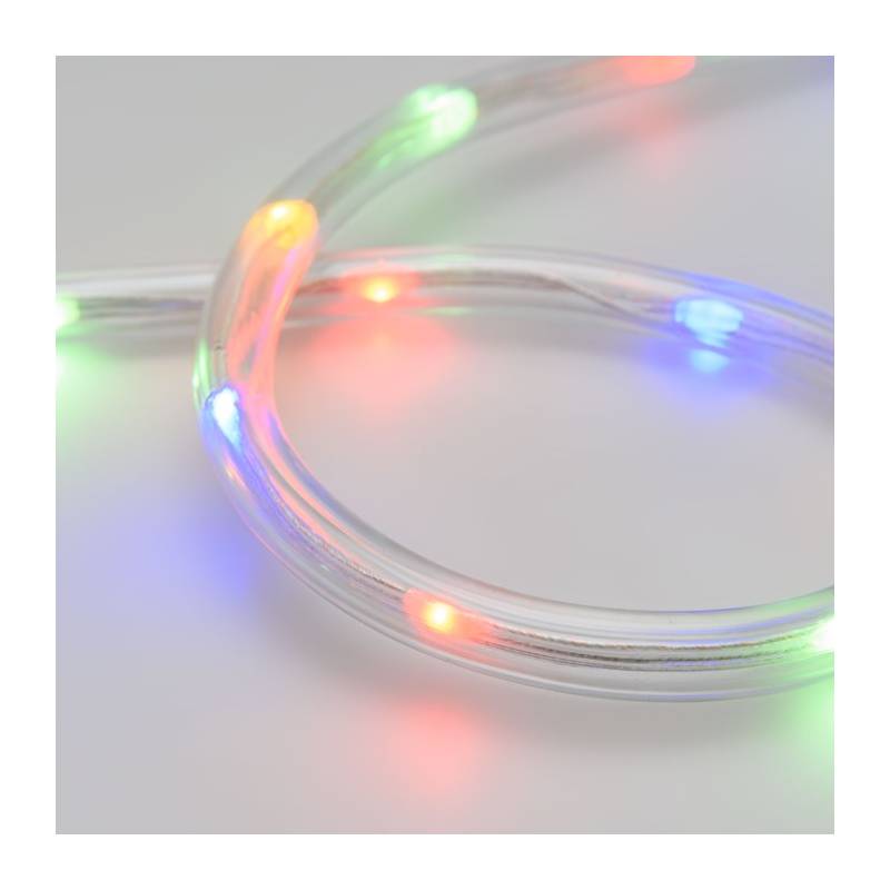 Tube lumineux multicolore animé 10m 8 jeux de lumière 200 LED 360° haute luminosité