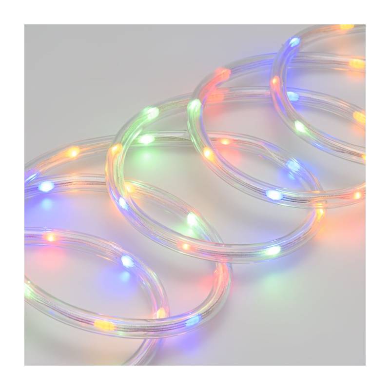 Tube lumineux multicolore animé 10m 8 jeux de lumière 200 LED 360° haute luminosité