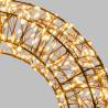 Couronne Lumineuse scintillante Marron 3D ø35cm 1000 LED scintillante