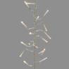 Guirlande Boa 11,5M 1100 micro LED blanc chaud câble transparent 8 modes