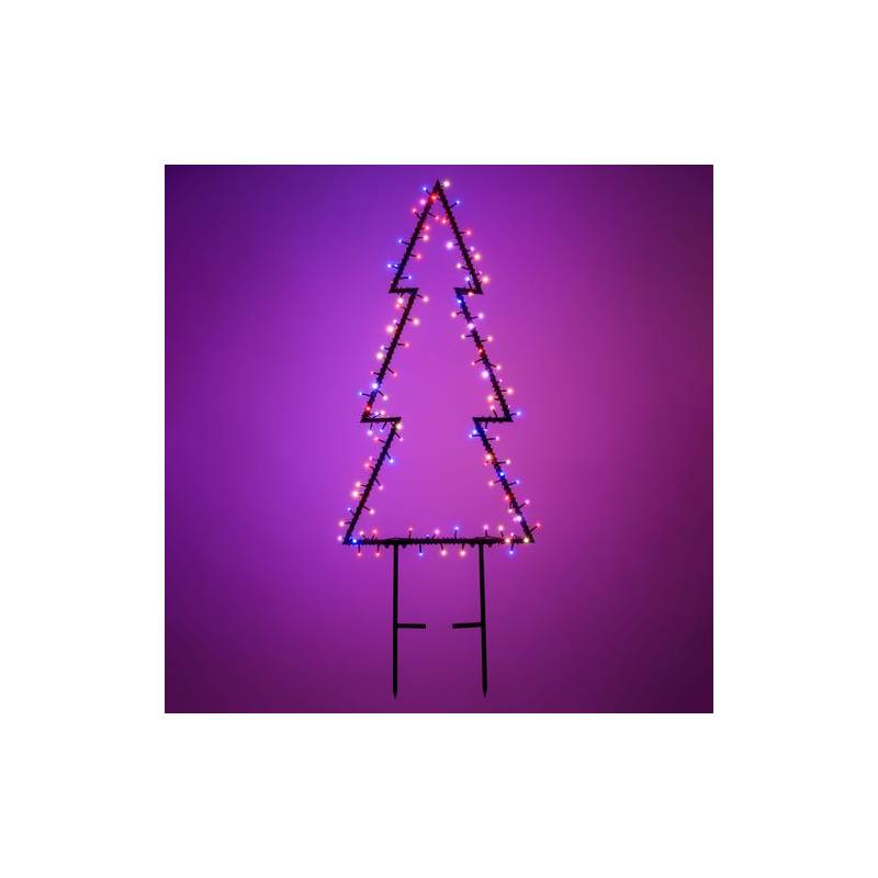 Sapin lumineux à planter H105cm Led RGB 48 effets Wonder Lotti