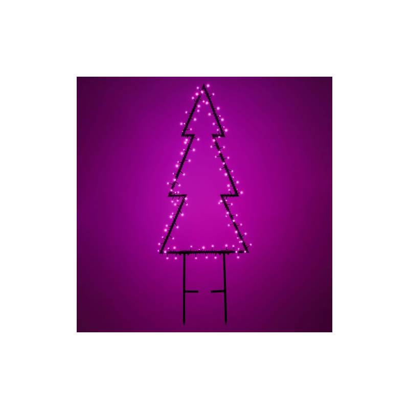 Sapin lumineux à planter H105cm Led RGB 48 effets Wonder Lotti