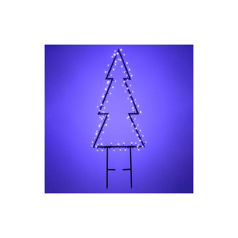 Sapin lumineux à planter H105cm Led RGB 48 effets Wonder Lotti