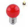 Guirlande guinguette de Noël rouge et vert 10M LED plastique 1W IP65