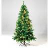 Sapin artificiel lumineux extérieur 150cm large vert 200 LED blanc chaud 31V IP44