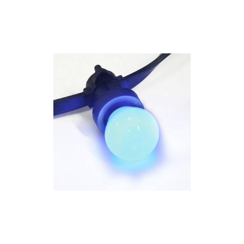 Ampoule led plastique B22 1W Bleue guirlande guinguette qualité professionnelle