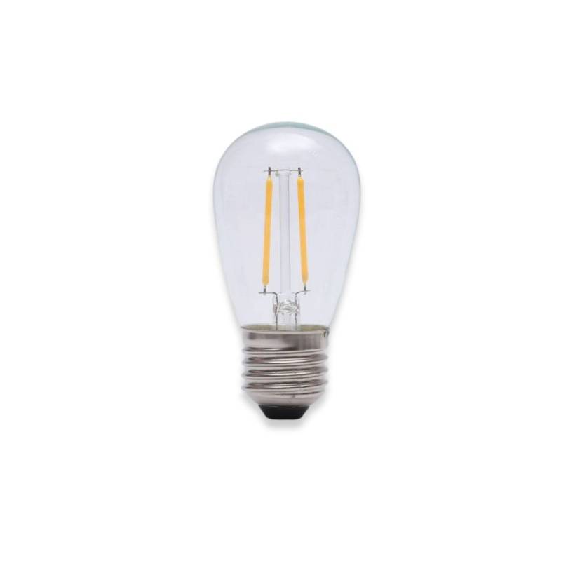 Ampoules LED 2W filament 2700K Guinguette blanc chaud E27 par 10 G45