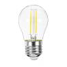 10 Ampoules LED 2W filament 2200K Guinguette blanc très chaud E27 G45