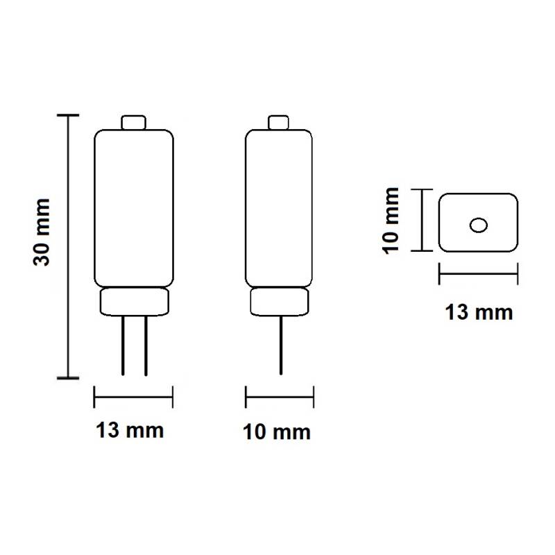 Ampoule LED G4 2W 12V 360 degrés 4500k blanc neutre professionnelle