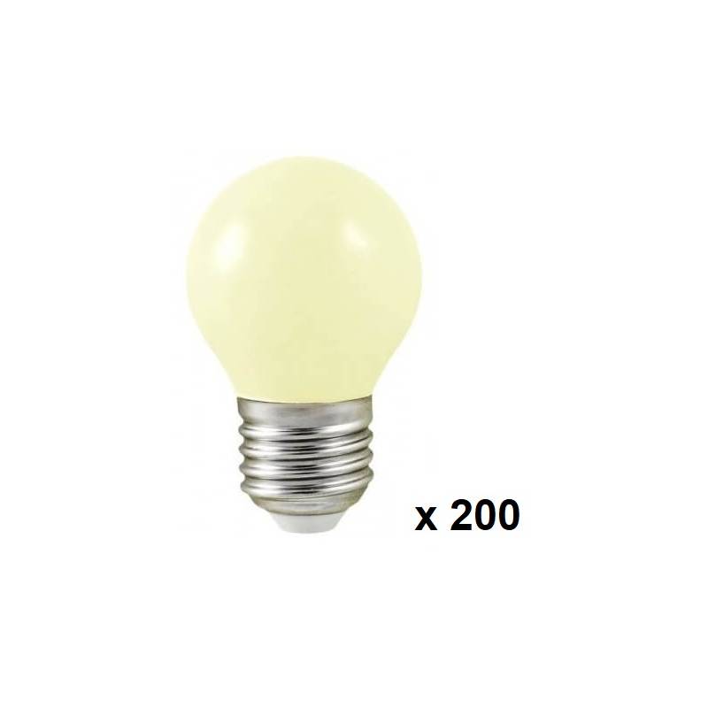 Guirlande guinguette IP44 100M 200 ampoules LED blanc chaud professionnelle