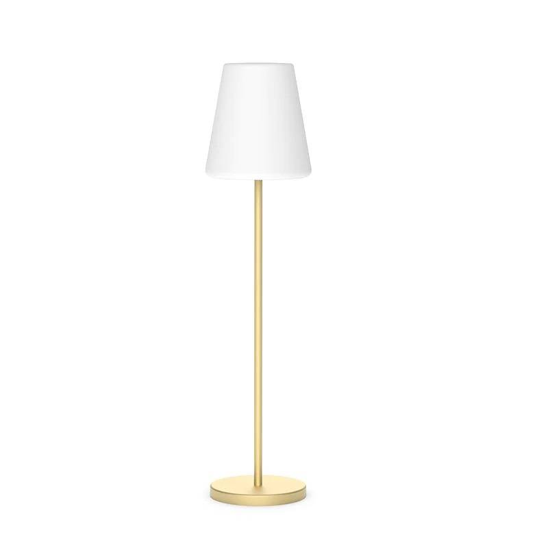 Lampadaire extérieur LOLA SLIM 180 Laiton LED Blanc 2700 à 6500K IP65 filaire câble jute 230V