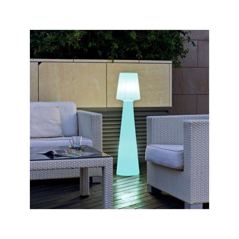 Lampe sur pied extérieur LOLA 110 batterie rechargeable LED RGBW IP54