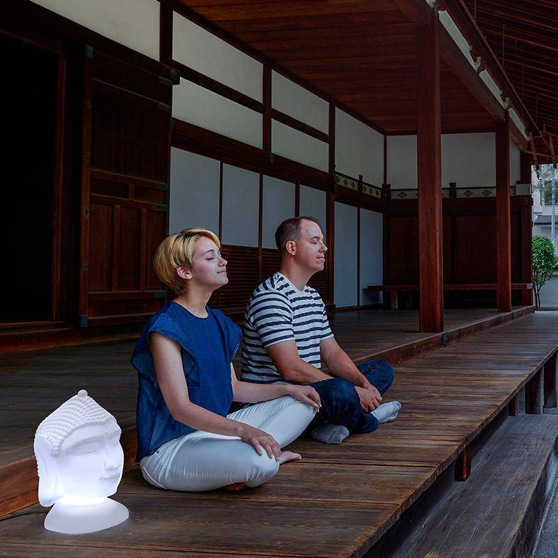 Lampe Bouddha extérieur GOA 40 filaire LED Blanc froid 6500K IP65 230V