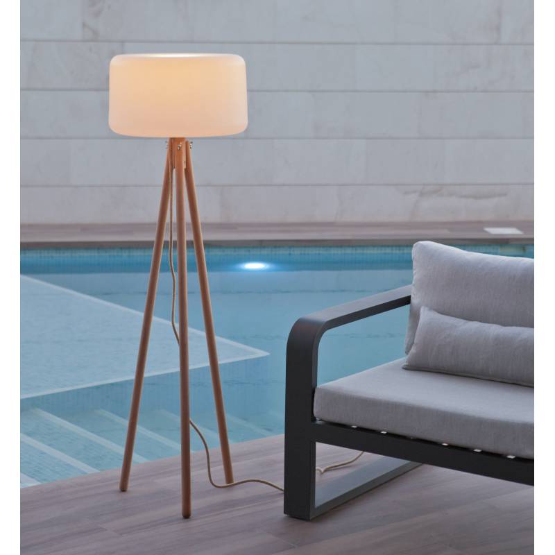 Lampe sur pied extérieur CHLOE 140 filaire LED Blanc 2700 à 6500K IP65