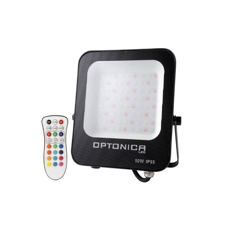 Projecteur led 50W RGB multicolore professionnel extérieur