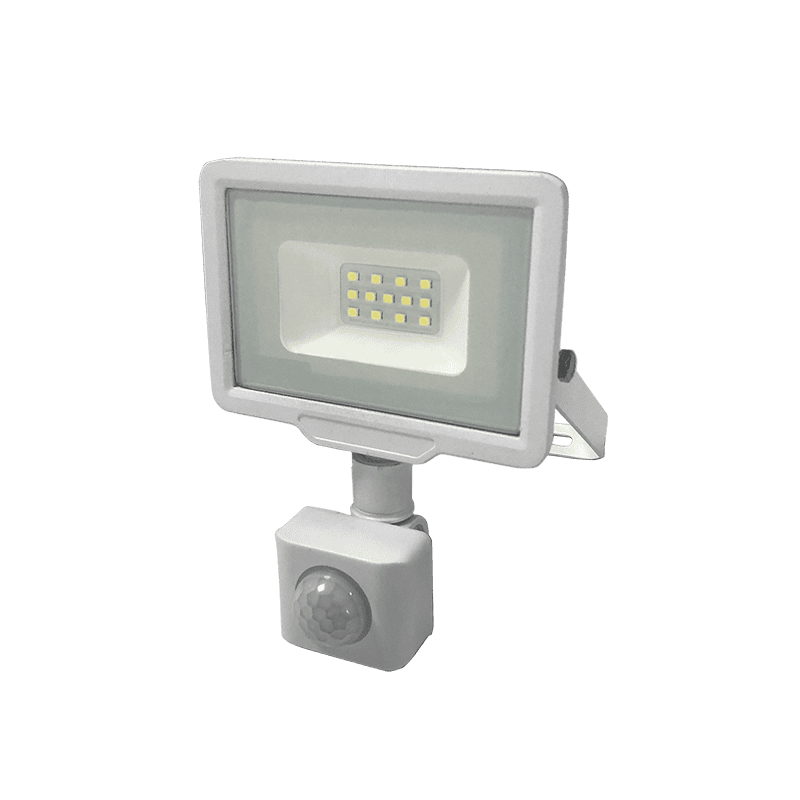 Projecteur à détecteur de mouvement extérieur LED 10w blanc chaud professionnel 