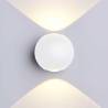 Applique exterieure LED murale boule Blanc chaud 3000k IP54 6W professionnelle 