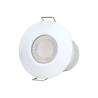 Spot LED encastrable plafond CCT IP65 salle de bain dimmable blanc 8W 80mm 