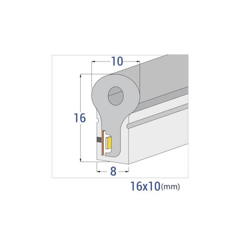 Néon flexible led rouge au mètre professionnel dimmable IP44 