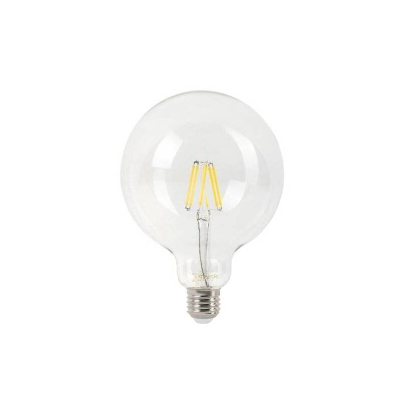 Ampoule LED G125 mm 4W E27 2700k filament blanc chaud professionnelle 