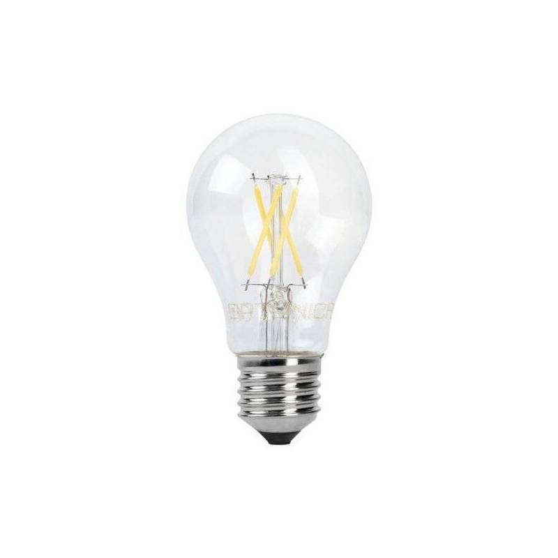 Ampoule LED A60 4W E27 2700k filament blanc chaud professionnelle 