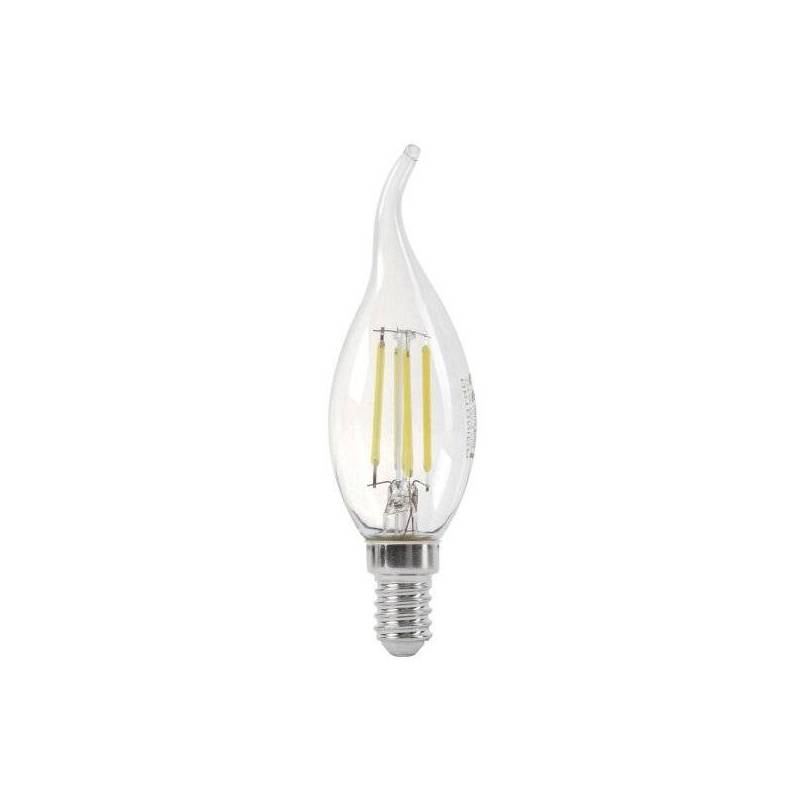 Ampoule bougie E14 C35 flamme 4W 2700k filament blanc chaud 