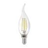 Ampoule bougie E14 C35 flamme 4W 2700k filament blanc chaud 