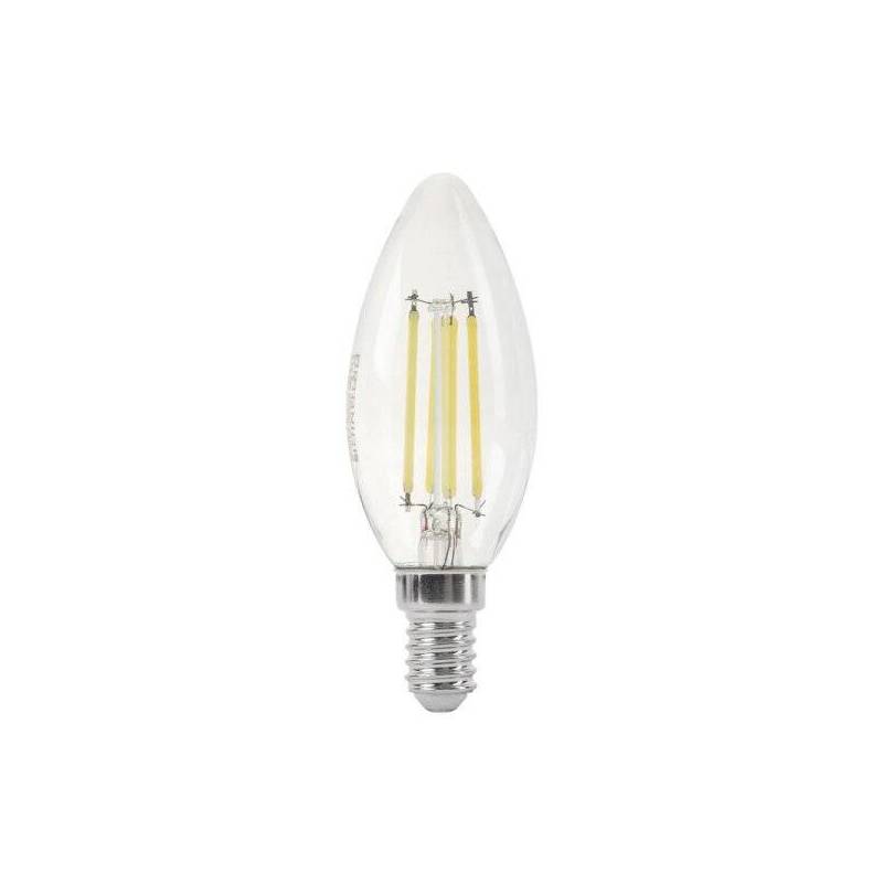 Ampoule bougie E14 C35 4W 2700k filament blanc chaud 