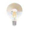 Ampoule LED G95 mm 7W 2700k E27 argent ambrée vintage blanc chaud professionnelle 