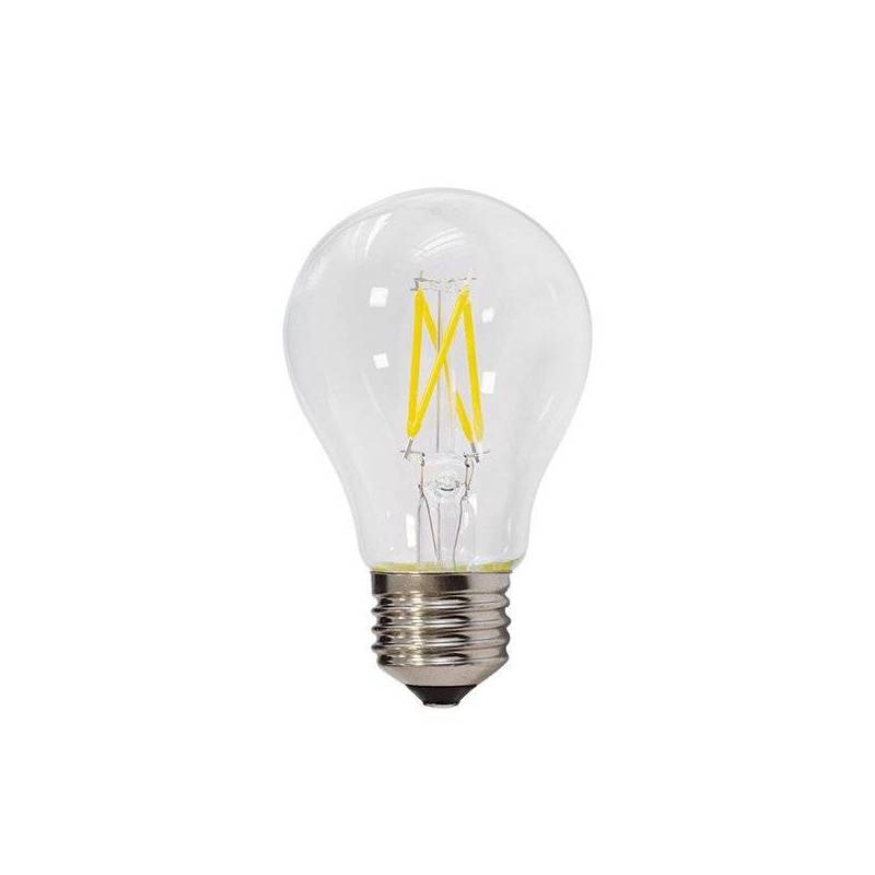 Ampoule filament dimmable 4W E27 LED blanc chaud 2700K A60