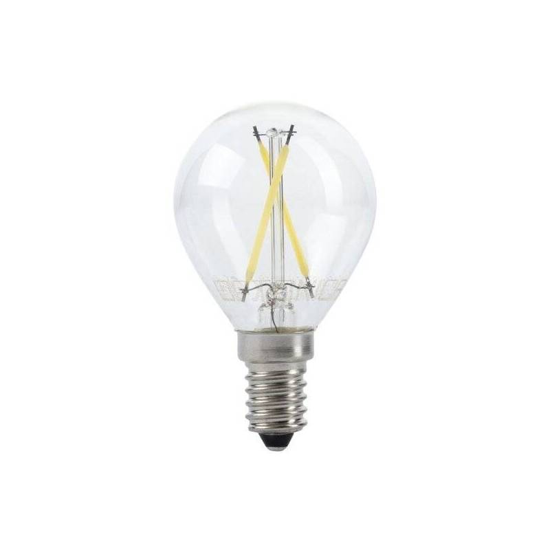 Ampoule LED G45 4W E14 2700k filament blanc chaud professionnelle 