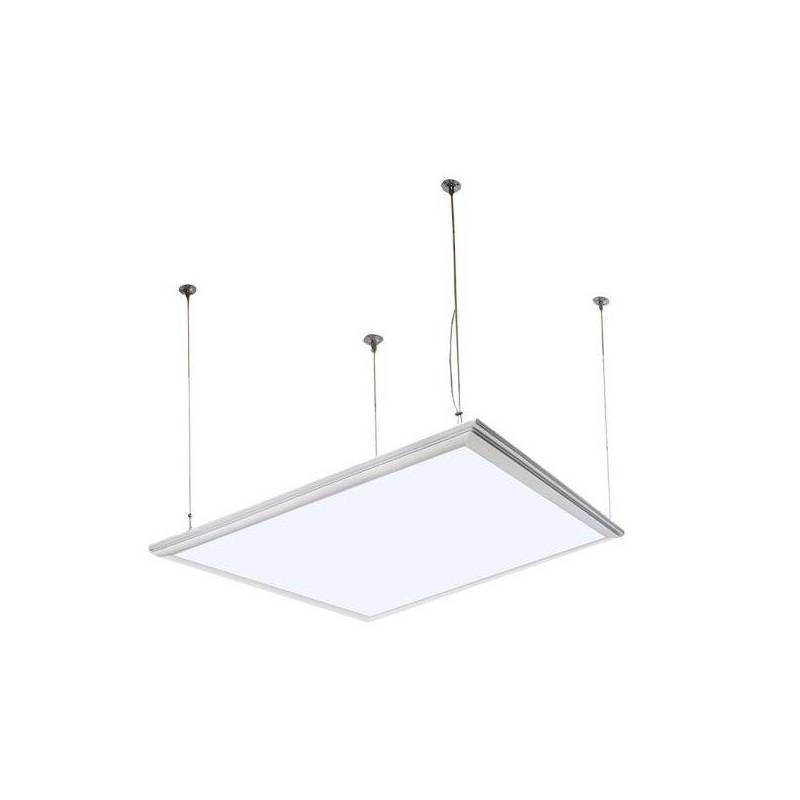 Kit suspension pour dalle led plafond câble 4 points en métal 