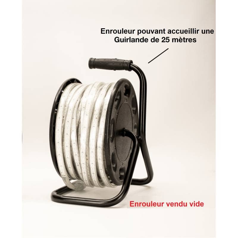 Enrouleur pour Guirlande LED de chantier 25M professionnel