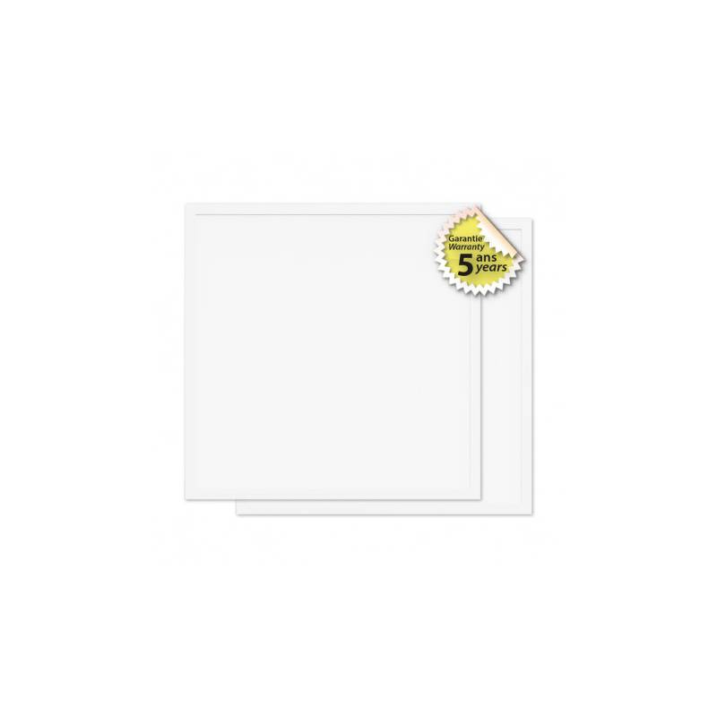 Dalle led plafond dimmable Dali carre 60x60 36W blanc neutre 4000k IP20 professionnel pack de 2