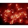 Guirlande lumineuse IP67 Optima 20M 200 LED rouge scintillante 230V câble blanc prolongeable professionnel